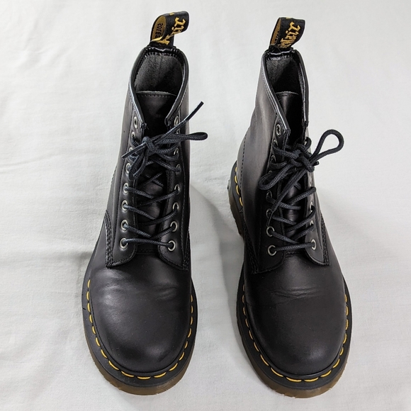 Dr. Martens 1460 Black Wintergrip Lace Up Boots - Picture 2 of 10